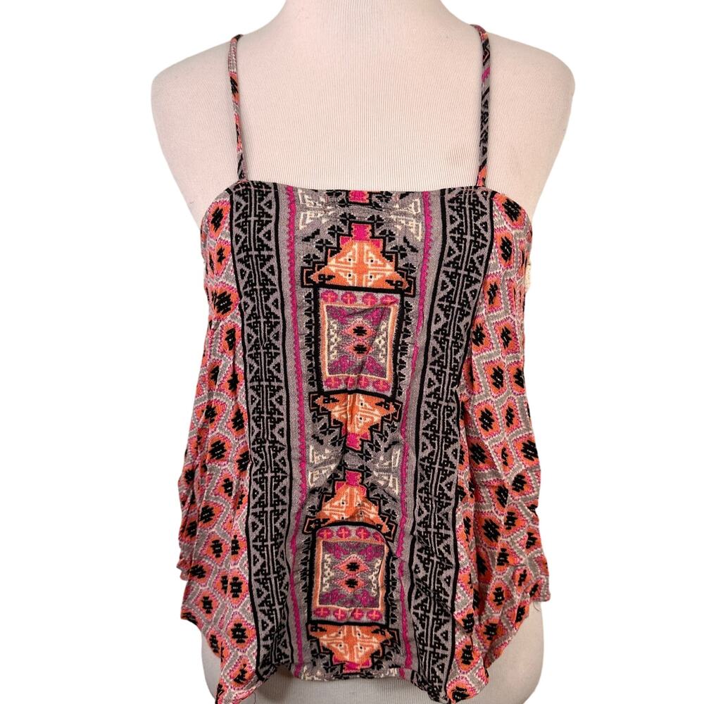 Altar'd State Halter Aztec Tank Top Size Medium